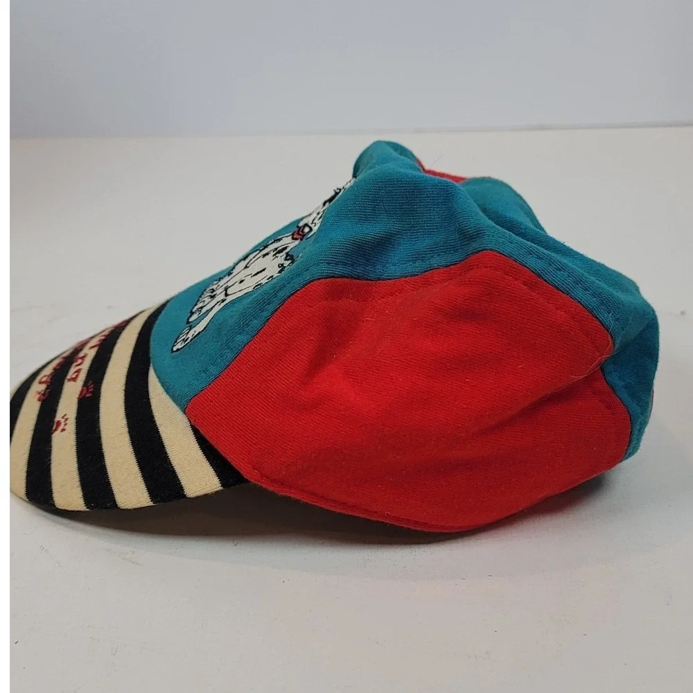 Disney Store 101 Dalmatians Baby Hat 6-12M Vintage Colorblock Wanna Play Cap